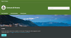 Desktop Screenshot of comunediarzana.it