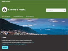 Tablet Screenshot of comunediarzana.it